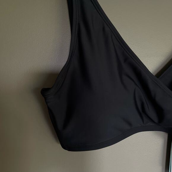 NWT KINDRED BRAVELY Crossover Maternity & Nursing Bikini Top Black Size Large‎ - Picture 6 of 16